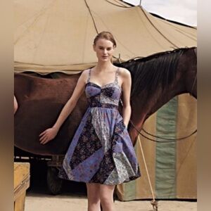 Anthropologie Maeve Collected Calico Patchwork Dress - Size 2